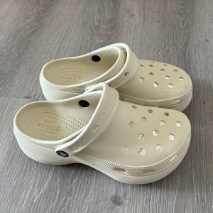 LIKE NEW** Platform Crocs